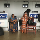 Stranded passengers at a closed Arik Air check-in counter in Lagos during the worker strike last month.